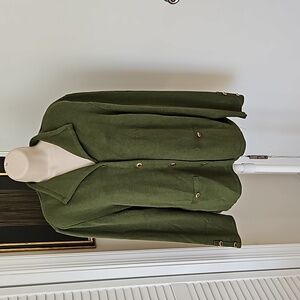 Vintage Mita Green Knit Cardigan Size L